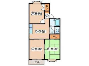 サンパレス原の物件間取画像